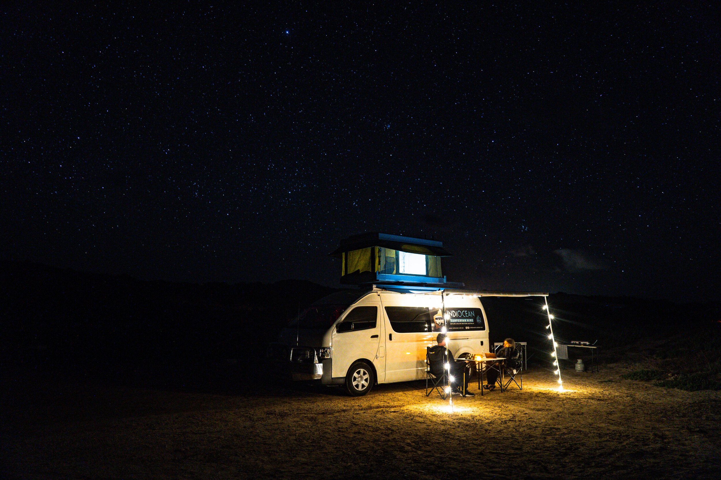 RV at night